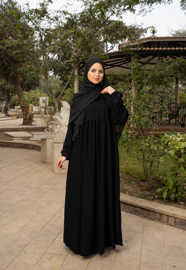 عباية فستان عملية نصف كلوش