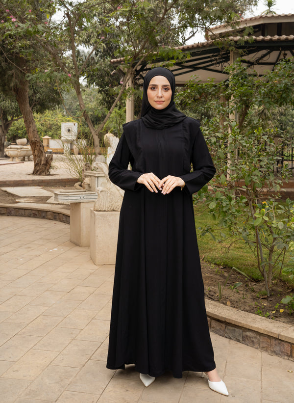 Practical plain abaya