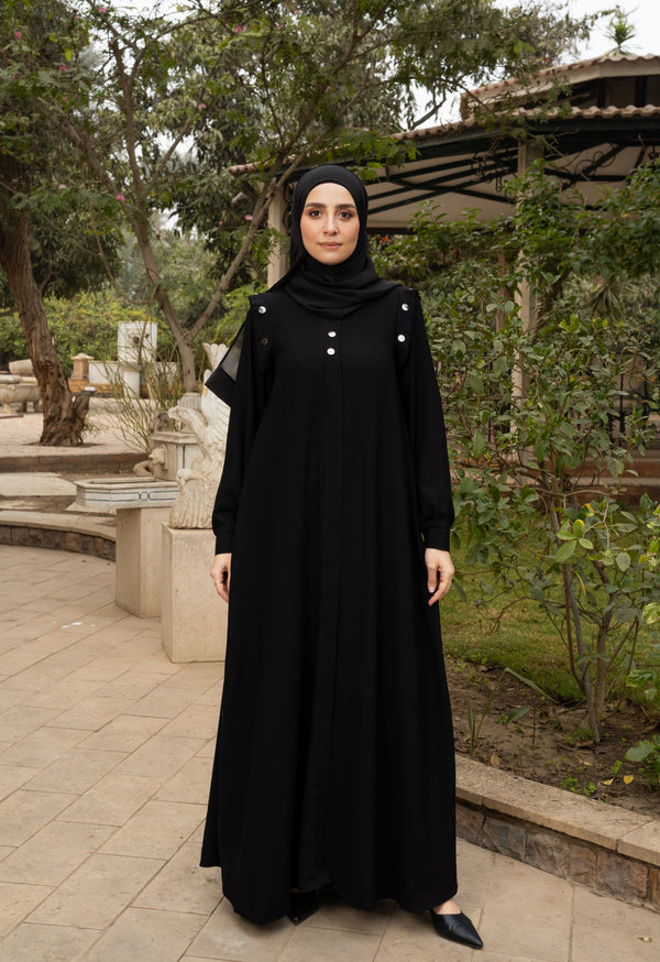 عباية عملية ساده بكباسين